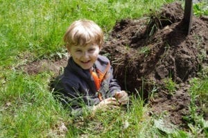 Planting a Native Garden, secular homeschooling