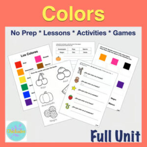 Elementary & Exploratory Spanish : Colors
