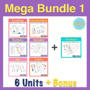 Elementary and Exploratory Spanish: Curriculum Bundle 1