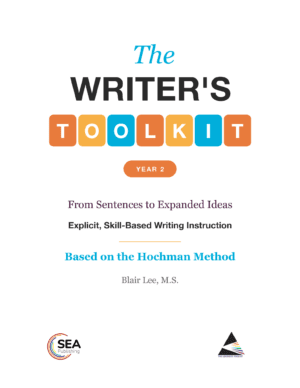 The Writer’s Toolkit Year 2, Homeschool Writing Curriculum, nonfiction reading and writing, The Writing Revolution, sentence and paragraph instruction