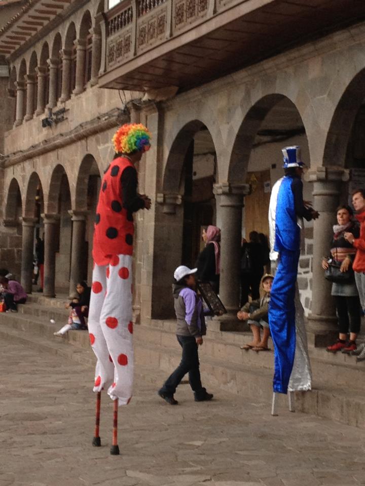 Cuzco Peru day 5 stilts