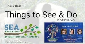 Things to do and see in Atlanta, 2018 Secular Homeschool Convention, SEAhomeschoolers.com