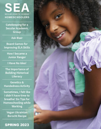 SEA Homeschoolers Magazine, SEA Homeschoolers, Homeschooling Spring 2023