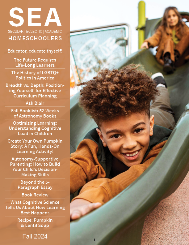 SEA Homeschoolers Magazine, Secular Homeschooling