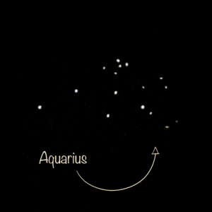 How to Make a Mini Planetarium: Star Projection of Aquarius