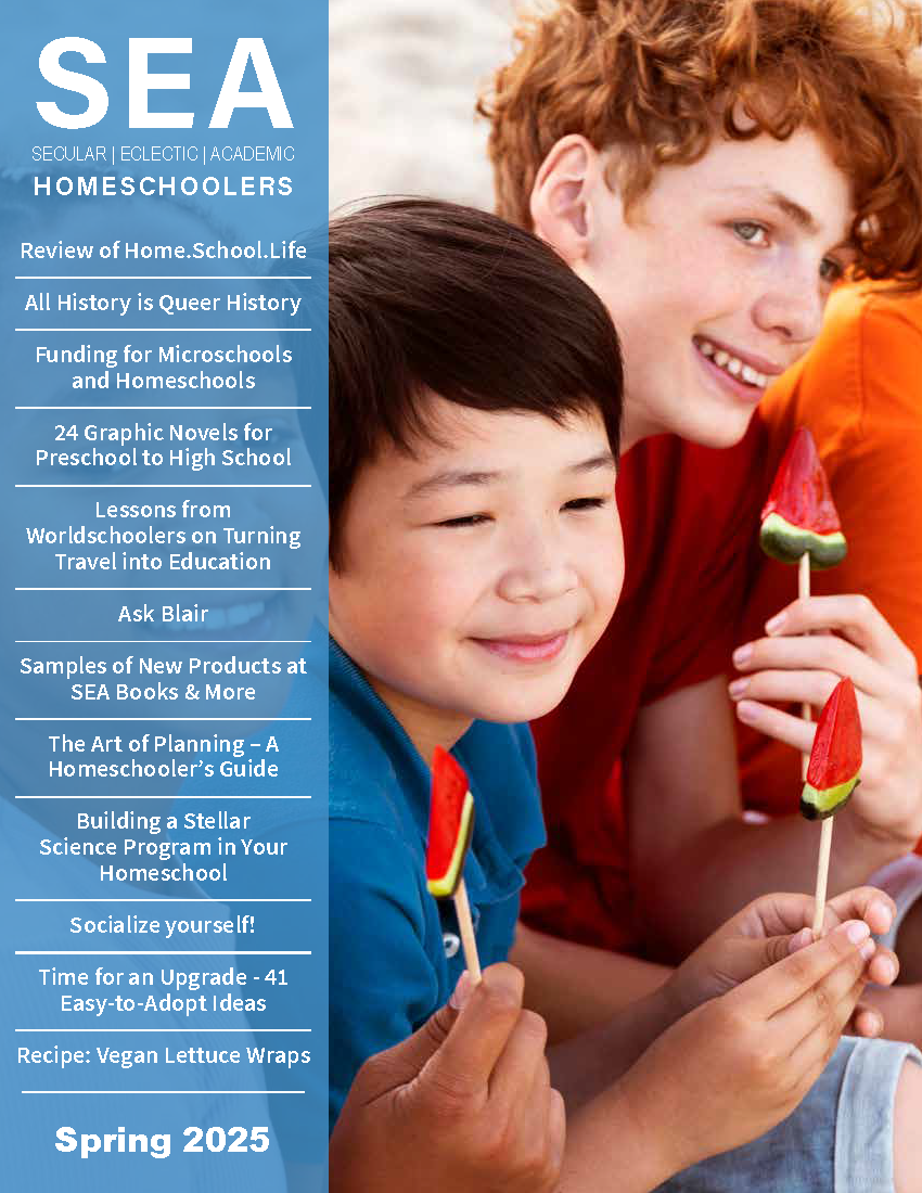 SEA Homeschoolers Magazine, secular homeschooling