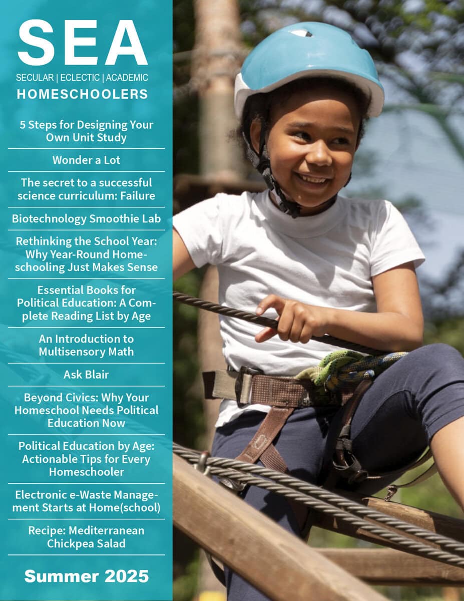 SEA Homeschoolers Magazine, secular homeschooling